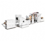 HD190 YT4700 Máquina formadora automática de bolsas de papel para alimentos con fondo de caja con impresora